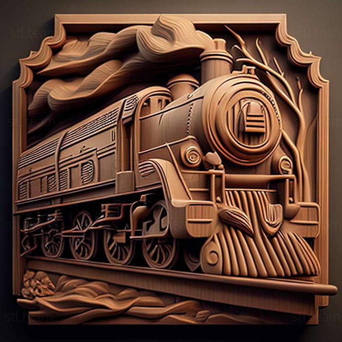 3D model Train Simulator 2015 game (STL)